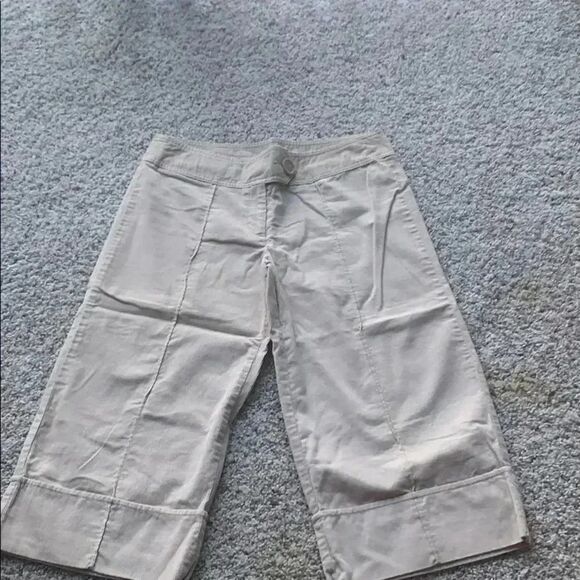Z universe Pants - Z universe corduroy cream capris
